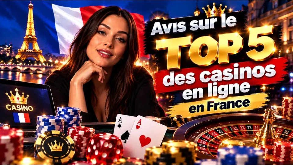 Quel est l'avis sur le TOP 5 des casinos en ligne en France
